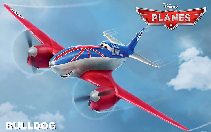 BULLDOG-Planes 2013 디즈니 영화의 HD 월페이퍼, 디즈니 비행기 불독 벽지, HD 배경 화면