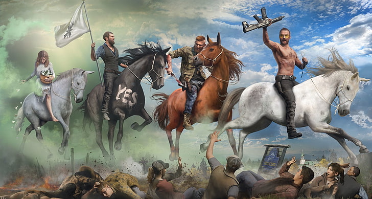 Far Cry, Far Cry 5, Horse, HD wallpaper