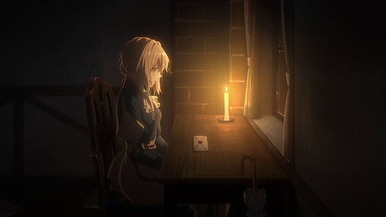Violet Evergarden, Anime, Anime Mädchen, blond, HD-Hintergrundbild HD wallpaper