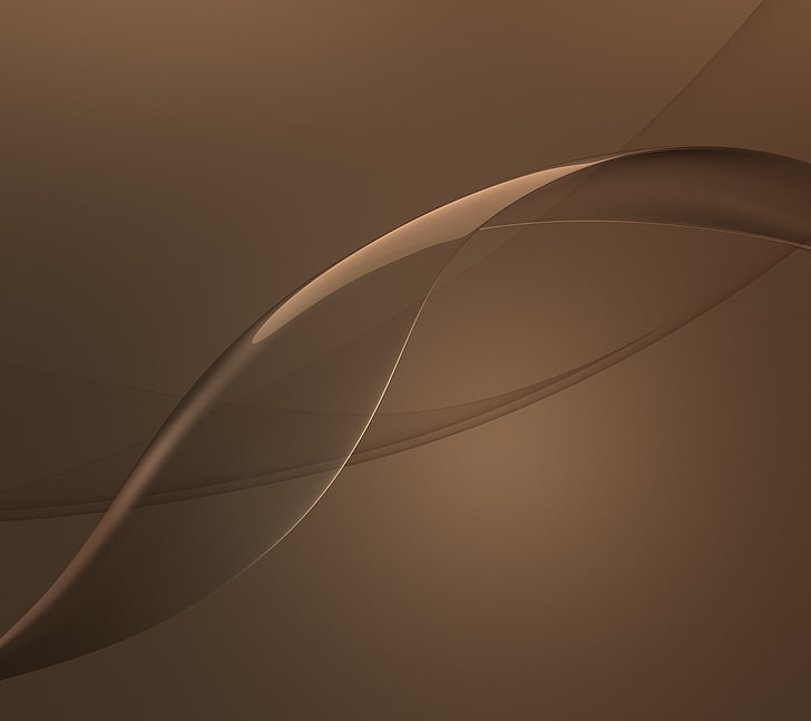 brown gradient color wallpaper, Sony, Wallpaper, Copper, Stock, Xperia, Experience, HD wallpaper