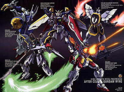 อนิเมะเรื่อง Mobile Suit Gundam Wing, วอลล์เปเปอร์ HD HD wallpaper