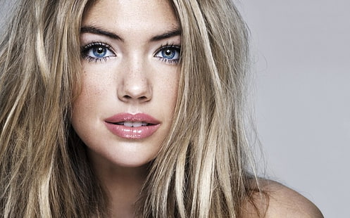 Frauen, blond, blaue Augen, Gesicht, Kate Upton, Model, HD-Hintergrundbild HD wallpaper