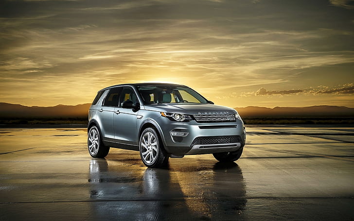 2015 Land Rover Discovery Sport 3, srebrny suv, sport, ląd, łazik, discovery, 2015, samochody, land rover, Tapety HD