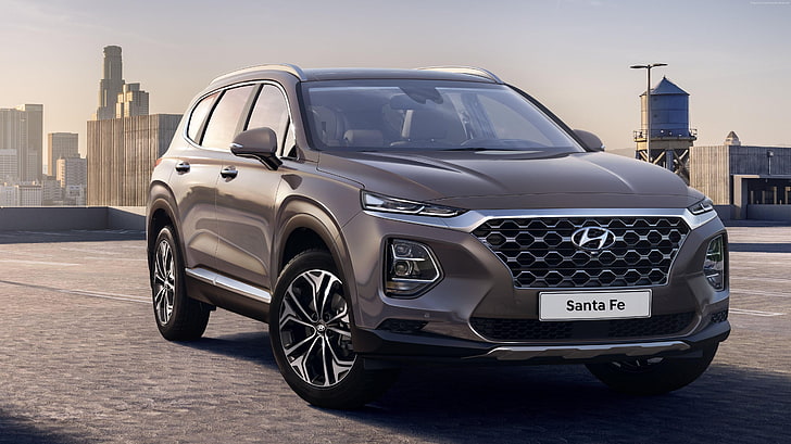 Hyundai Santa Fe, 4K, 2018 коли, HD тапет
