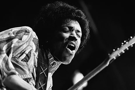 Jimmy Hendrix, guitarra, concerto, discurso, Jimi Hendrix, HD papel de parede HD wallpaper