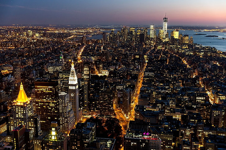 مدينة نيويورك ، cityscape، خلفية HD