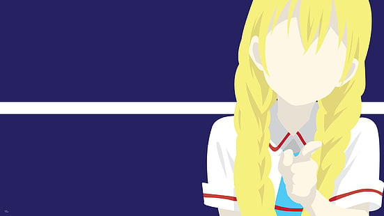 Anime, Asobi Asobase, Minimalist, Olivia (Asobi Asobase), HD-Hintergrundbild HD wallpaper