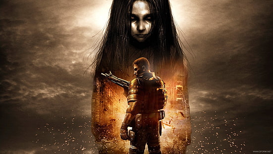 screenshot del videogioco, F.E.A.R.2: Project Origin, videogiochi, giochi per PC, horror, F.E.A.R.2, F.E.A.R., Sfondo HD HD wallpaper