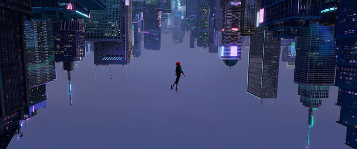 Spiderman no verso da aranha 2018, HD papel de parede
