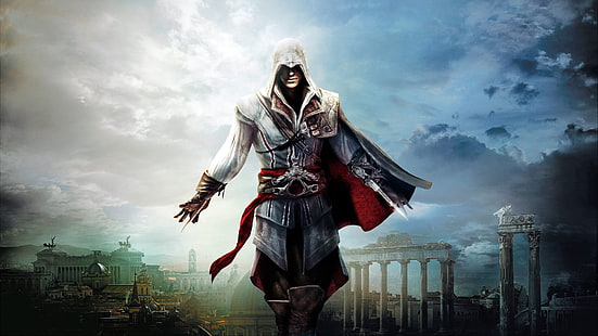 Ezio, Assassins Creed, A coleção Ezio, 4K, PS4, Xbox One, HD papel de parede HD wallpaper