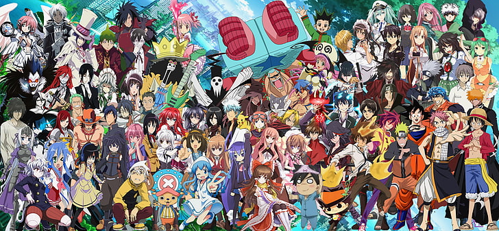 Anime characters wallpaper, Anime, Crossover, Acchi Kocchi, Akeno Himejima,  HD wallpaper | Wallpaperbetter