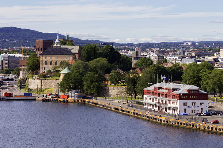Gebäude, Pier, Norwegen, Oslo, HD-Hintergrundbild