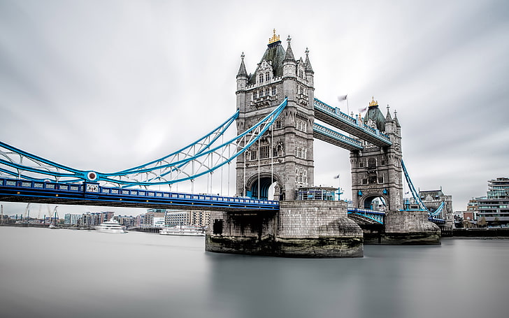 Marco histórico da Tower Bridge em Londres, construído entre 1886 e 1894 Papel de parede de 4k Ultra Hd TV para tablets e celulares com laptop de mesa 3840 × 2400, HD papel de parede