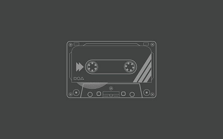 cassette, minimalisme, oeuvre d'art, audio, Fond d'écran HD