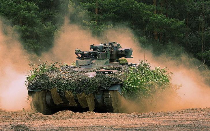 IFV, A5A1, camo, dust, Marder, Bundeswehr, infantry fighting vehicle, HD wallpaper