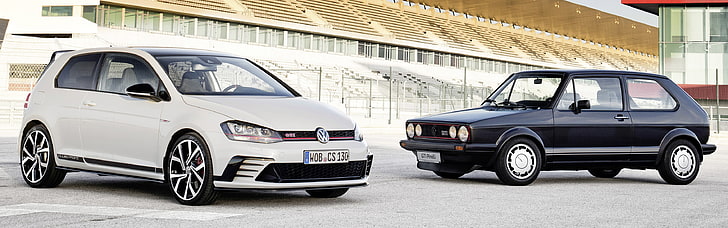 Volkswagen Golf GTI, race tracks, car, vehicle, HD wallpaper