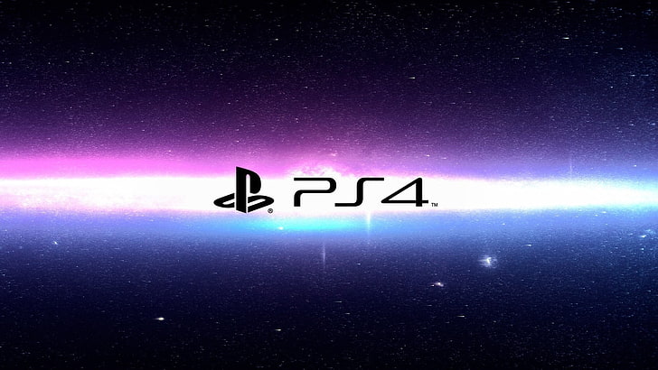 Sony PS4 logo, sign, emblem, sony, Playstation 4, HD wallpaper