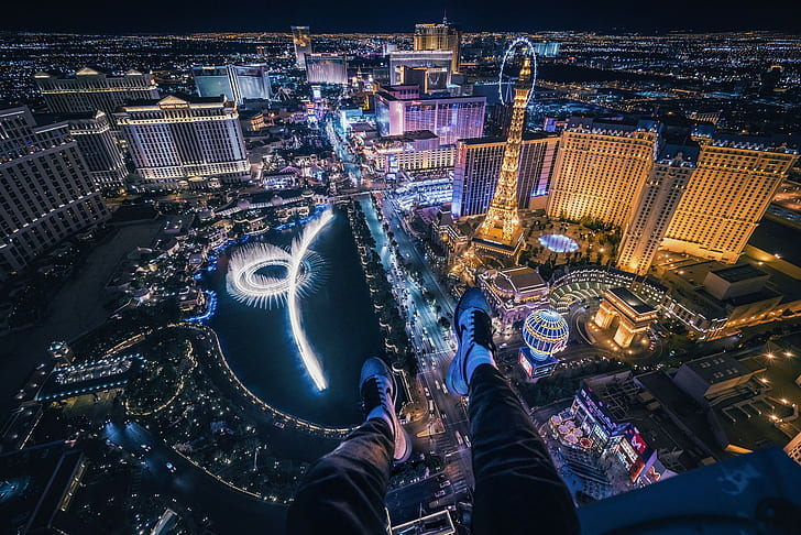 paysage urbain, ville, Las Vegas, Fond d'écran HD