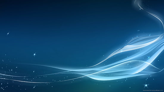 abstract, 1920x1080, sparkly, waves, Blue, abstract blue background, HD wallpaper HD wallpaper