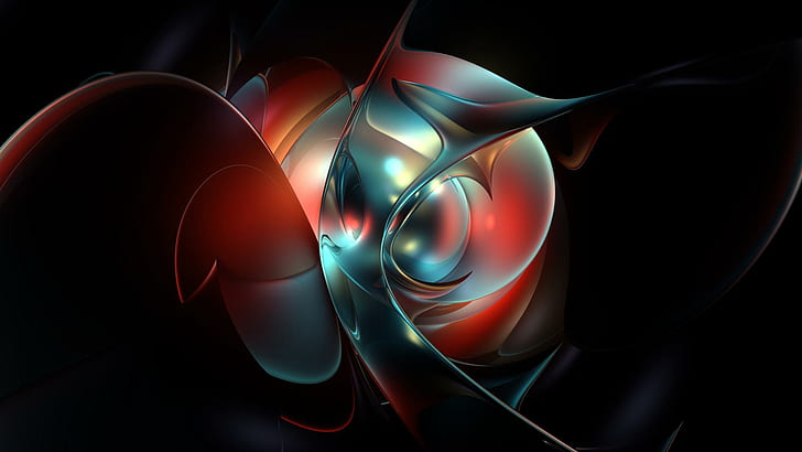 3D abstracto, abstracto, 3d y abstracto, Fondo de pantalla HD
