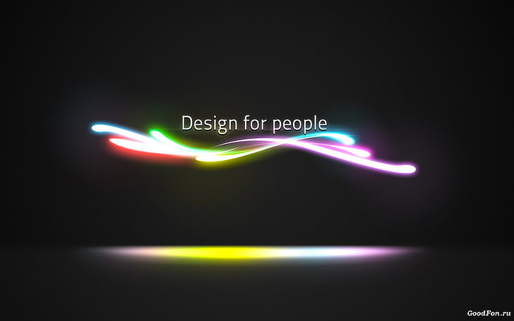 design for people text overlay, 3D, artwork, HD wallpaper