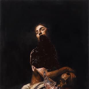 La nature de la peur, Nicola Samori, peinture, horreur, portrait baroque, classique, Fond d'écran HD HD wallpaper