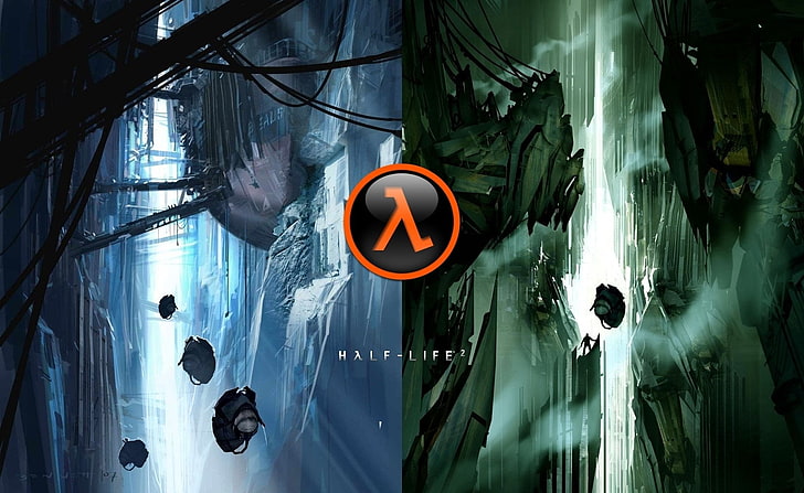 Half Life logo, Half-Life, HD wallpaper