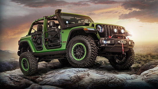 2018, Wrangler, Jeep, Unlimited Rubicon Moparized, HD-Hintergrundbild HD wallpaper