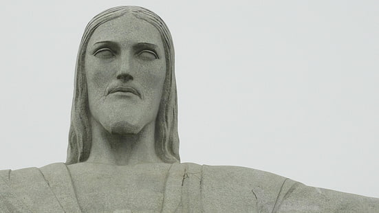 Cristo Redentor, Rio de Janeiro, Brasilien, Christus der Erlöser, Statue, HD-Hintergrundbild HD wallpaper