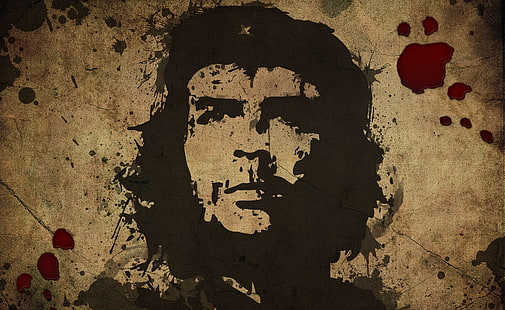 Che Guevara frihet, Che Guevara ritning, konstnärlig, Grunge, dom, Guevara, HD tapet HD wallpaper