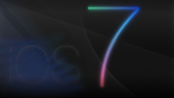 iOS 7 illustration, apple, operating system, version, 7 iOS, HD wallpaper