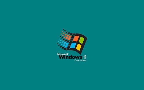 Windows 11, Microsoft Windows, logo, dijital sanat, işletim sistemi, HD masaüstü duvar kağıdı HD wallpaper