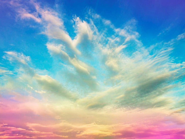 cielo, colores, naturaleza, nubes, วอลล์เปเปอร์ HD