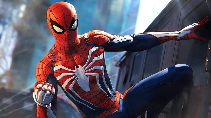 2018, Spider-Man, 4K, PlayStation 4, HD wallpaper