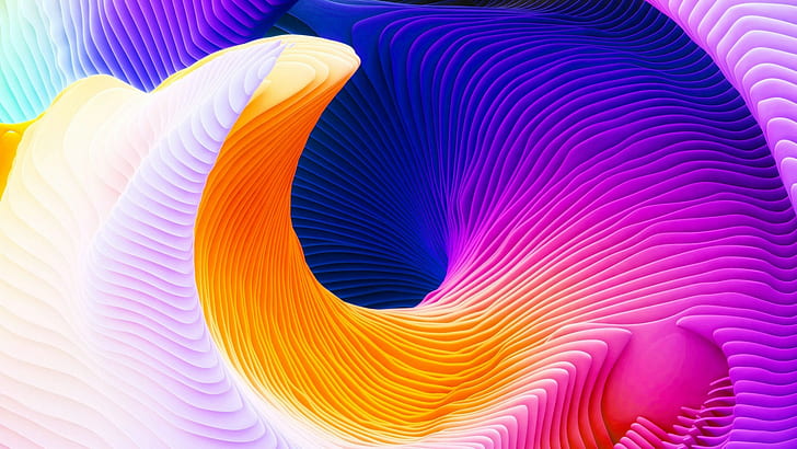 Colorato, a spirale, colorato, a spirale, Sfondo HD