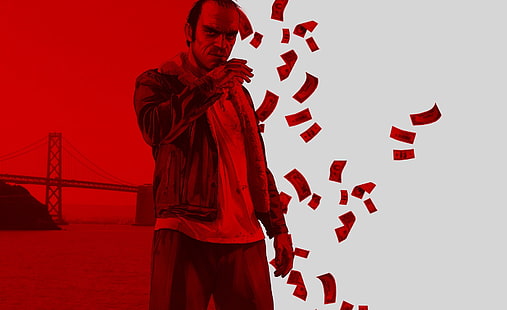 Trevor Phillips da GTA V Enhanced, Grand Theft Auto sfondo, Giochi, Grand Theft Auto, gta v, trevor, phillips, Sfondo HD HD wallpaper