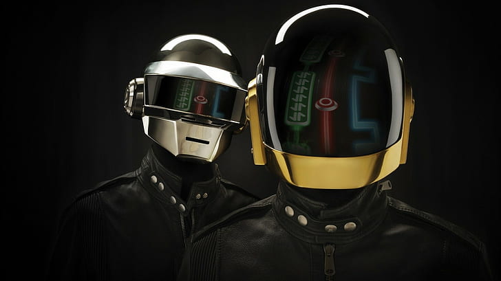 Wallpaper digital Daft Punk band, Daft Punk, musik, Wallpaper HD