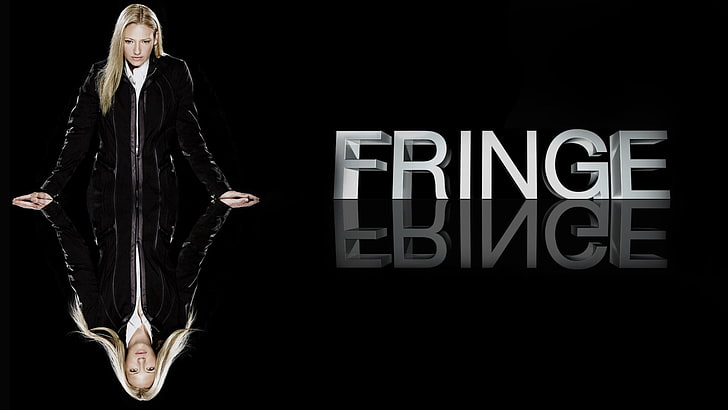 Screenshot der Fringe-Fernsehserie, Anna Torv, Fringe (Fernsehserie), Jacke, schwarze Jacken, Schauspielerin, HD-Hintergrundbild