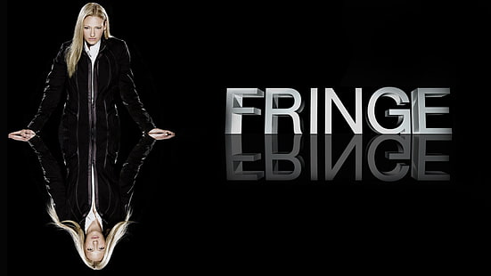 Fringe TV show still screenshot, Anna Torv, Fringe (TV series), jacket, black jackets, actress, HD wallpaper HD wallpaper