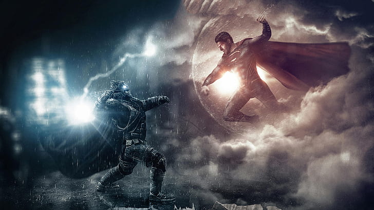 Superman, Batman v Superman: Dawn of Justice, Batman, Wallpaper HD