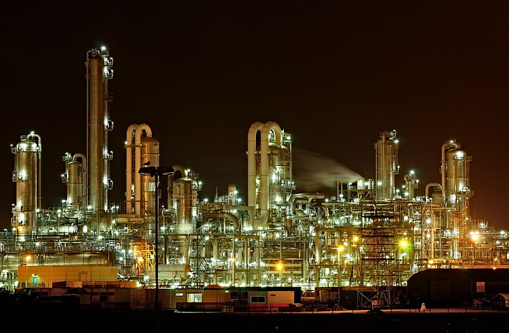Man Made, Chemical Plant, Building, HD wallpaper
