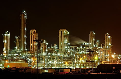 Künstlich hergestellte Chemiefabrik, Gebäude, HD-Hintergrundbild HD wallpaper