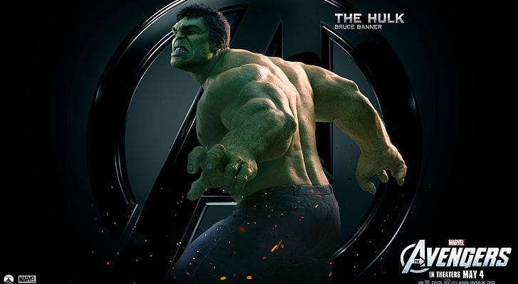 The Avengers The Hulk, Marvel Avenger The Hulk wallpaper, Film, The Avengers, 2012, film, the hulk, Wallpaper HD