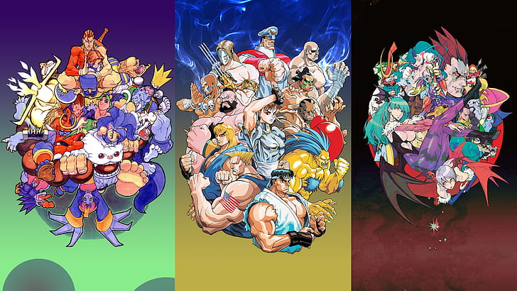 Capcom, Chun-Li, Street Fighter, เกมต่อสู้, Darkstalkers, วอลล์เปเปอร์ HD