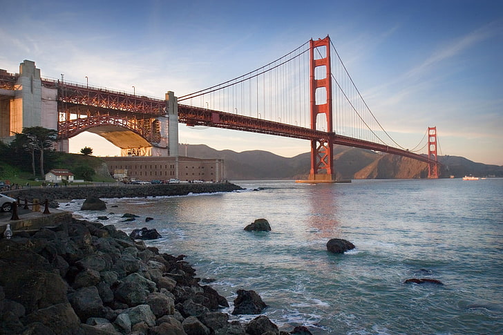 Мост Золотые Ворота, Сан-Франциско, HD обои