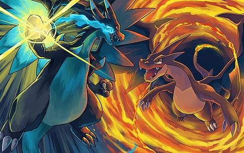 Ilustración de Pokémon, Pokémon, Charizard, anime, Fondo de pantalla HD HD wallpaper