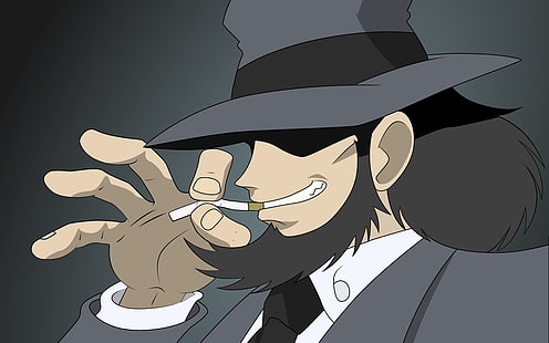 Jigen, Lupin III, Anime, HD-Hintergrundbild HD wallpaper