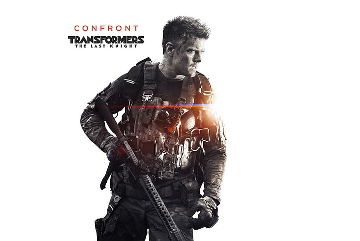 Lieutenant-colonel William Lennox, 4K, Josh Duhamel, Transformers: le dernier chevalier, 2017, Fond d'écran HD