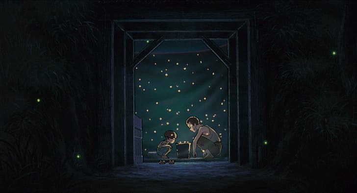 Tomba delle lucciole, Studio Ghibli, Sfondo HD