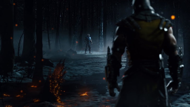 ภาพหน้าจอแอปพลิเคชันเกมวิดีโอเกมใบหน้า Mortal Kombat X, วอลล์เปเปอร์ HD